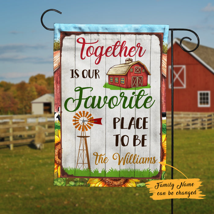 Personalized Farm Favorite Place Flag JL211 95O47 1