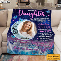 Personalized Gift For Daughter Moon Photo Blanket 31414 thumb 1