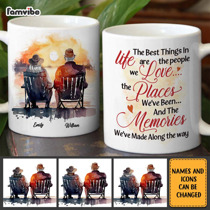Personalized Gift For Couples The Memories We've Made  Along The Way Mug 31204 1
