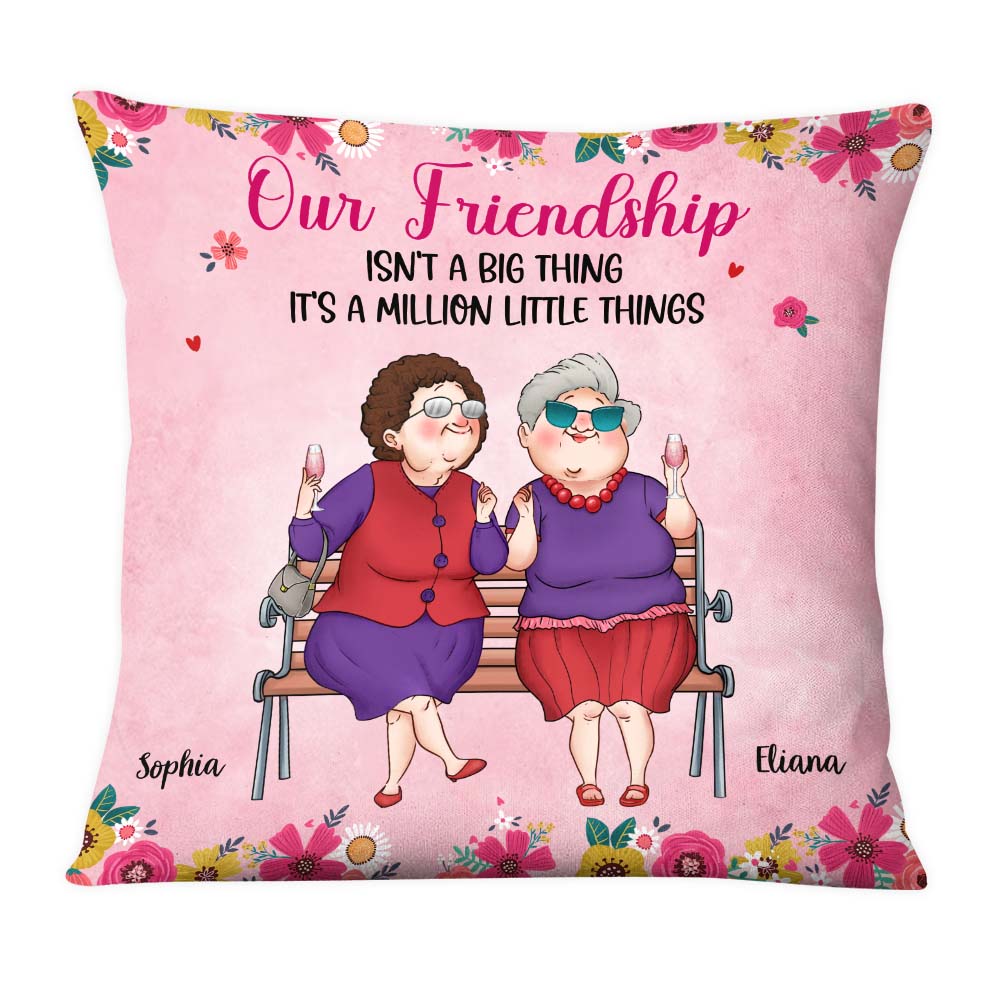 Personalized Gift For Friends It's A Million Little Things Pillow 30821 Primary Mockup