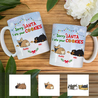 Personalized Dog Christmas Santa Cookies Mug OB123 81O57 thumb 1