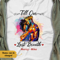 Personalized BWA Couple Till Our Last Breath T Shirt AG263 30O58 thumb 1