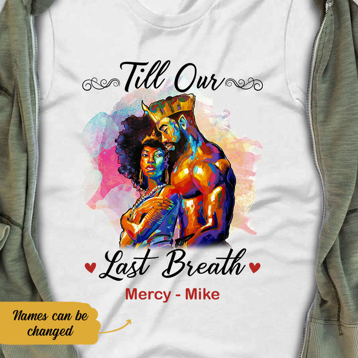Personalized BWA Couple Till Our Last Breath T Shirt AG263 30O58 1