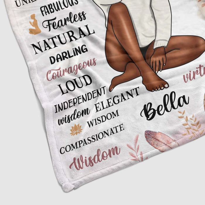 Personalized Gift For Daughter I Am Blanket 31347 1