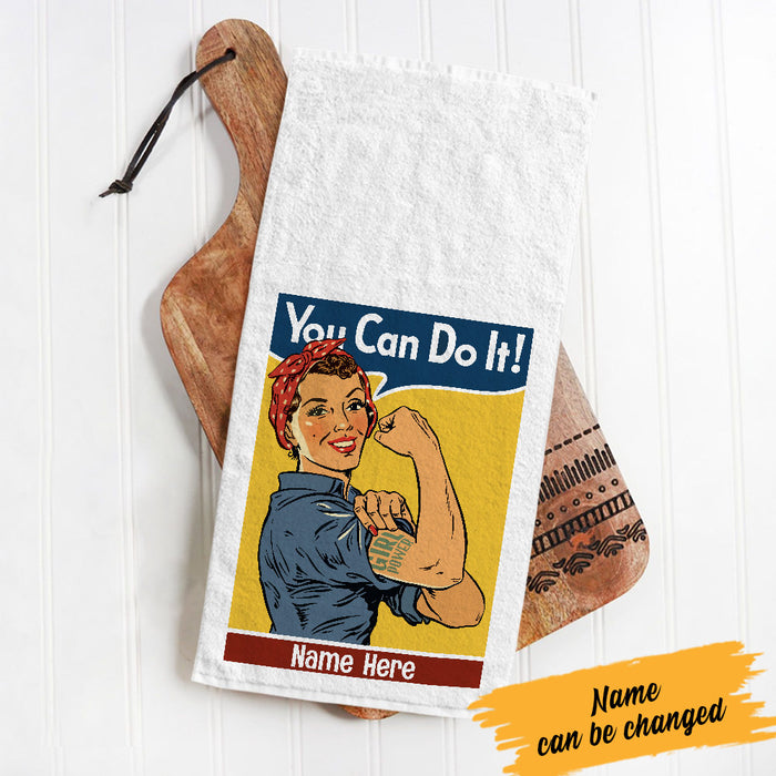 Personalized Retro Housewives Kitchen Towel  DB152 87O53 1