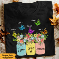 Personalized Love Being Mom Grandma T Shirt MY310 65O47 thumb 1