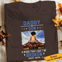 Personalized A Bond Can't Be Broken BWA Dad T Shirt AG113 29O65 thumb 1
