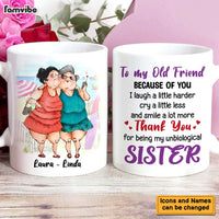 Personalized Gift For Senior Friends Smile A Lot More Mug 26362 thumb 1