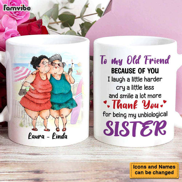 Personalized Gift For Senior Friends Smile A Lot More Mug 26362 1