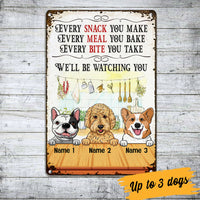 Personalized Kitchen Dog Metal Sign JL124 26O53 thumb 1