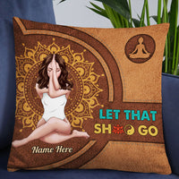 Personalized Yoga Girl Pillow NB201 87O53 thumb 1