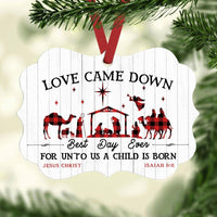 Love Came Down Jesus Christmas Benelux Ornament NB123 30O53 thumb 1