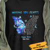 Personalized Memorial Butterfly Missing You Always T Shirt MR191 65O60 1