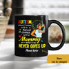 Personalized Autism Mom BWA Who Never Gives Up Mug AG32 73O57 1