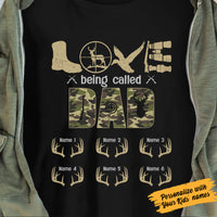 Personalized Love Being Dad Grandpa Hunting T Shirt AP201 30O53 thumb 1