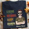 Personalized Hunting Dad Grandpa T Shirt MR222 26O57 1
