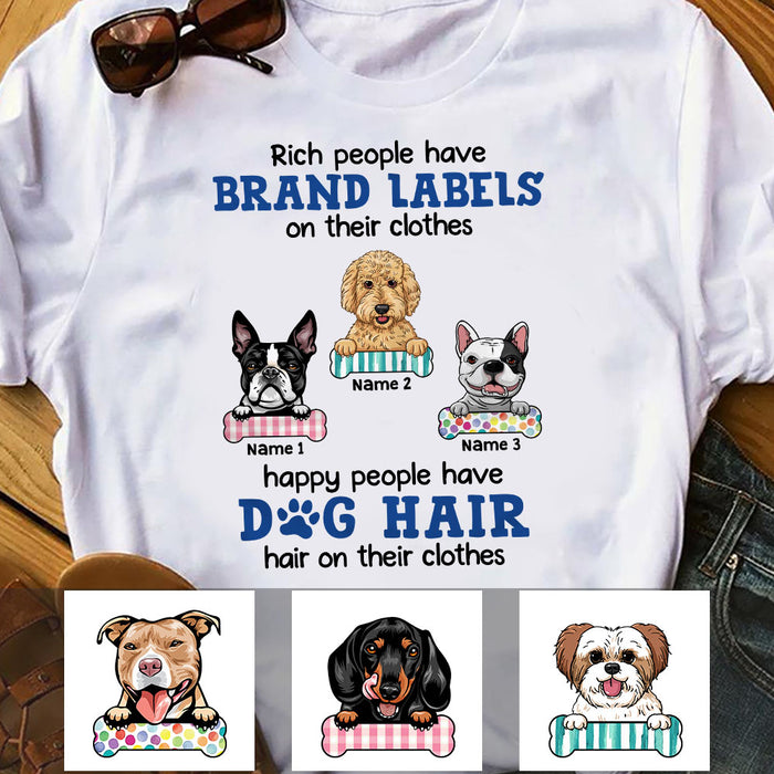 Personalized Dog Hair T Shirt JR292 73O58 1