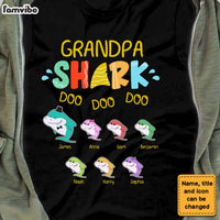 Personalized Grandpa Shark Shirt - Hoodie - Sweatshirt 21796 thumb 1