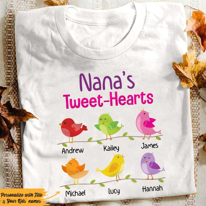 Personalized Grandma White T Shirt JN163 85O53 1