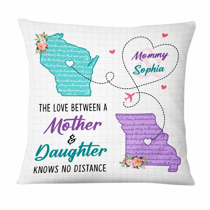 Personalized Daughter Long Distance Pillow AG91 85O47 1