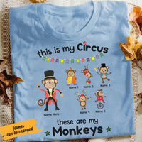 Personalized Dad Grandpa My Circus T Shirt AP291 26O58 thumb 1