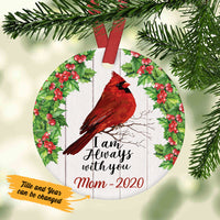 Personalized Cardinal With You Christmas  Ornament SB51 81O36 thumb 1
