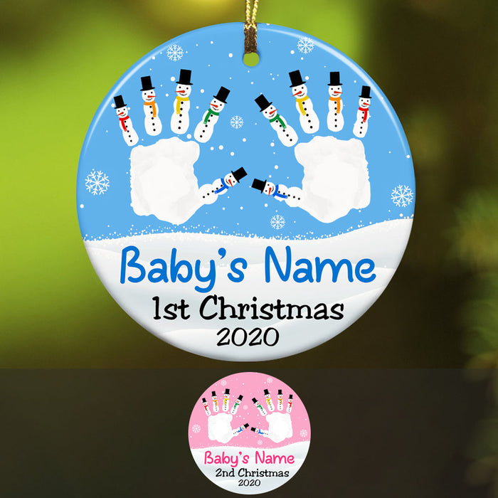 Personalized Baby First Christmas  Ornament SB281 95O53 1