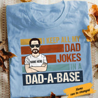 Personalized Dad Jokes T Shirt MY133 26O58 thumb 1