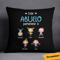 Personalized Abuela Abuelo Spanish Grandma Grandpa Belongs Pillow AP88 67O57 (Insert Included) thumb 1