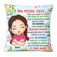 Personalized Gift For Granddaughter French Turtle Hug This Pillow 30834 thumb 1