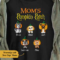 Personalized Moms Pumpkin Patch Dog  Halloween T Shirt JL241 73O58 thumb 1