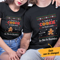 Personalized Love Couple Christmas Pregnancy Announcement Couple T Shirt OB53 87O57 thumb 1