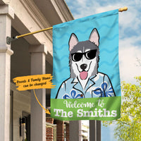 Personalized Dog Gardening Garden Flag JL71 73O58 thumb 1