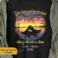 Personalized Fishing Couple T Shirt JN183 85O58 thumb 1