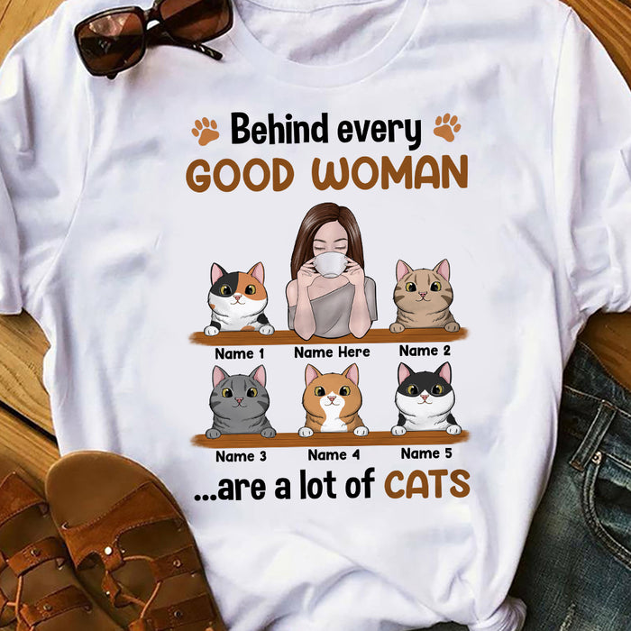 Personalized Cat Good Woman T Shirt MR162 26O36 1