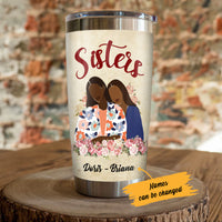 Personalized BWA Best Friends Sister Steel Tumbler AG41 27O57 thumb 1