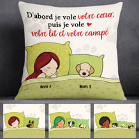 Personalized Dog Steal Bed French Pillow AP92 73O53 (Insert Included) thumb 1