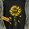 Personalized Grandma Sunflower Spanish Abuela T Shirt MY32 95O36 1