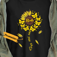 Personalized Grandma Sunflower Spanish Abuela T Shirt MY32 95O36 thumb 1