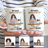 Personalized Cat Mom Coffee Too Peopley Mug FB262 81O34 thumb 1