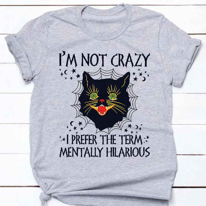 Black Cat Hiss Off Halloween T Shirt JL201 85O53 1