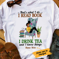 Personalized BWA Books I Know Things T Shirt AG311 67O53 thumb 1