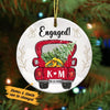 Personalized Red Truck Our First Christmas  Ornament OB142 29O34 1