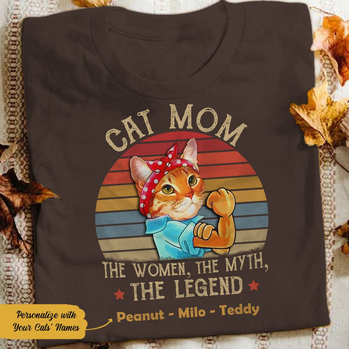 Personalized Cat Mom T Shirt JN133 67O58 1