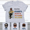 Personalized Legend Fishing Dad Grandpa T Shirt MR161 65O53 1