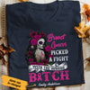 Personalized Skull Girl Breast Cancer T Shirt AG254 85O47 1