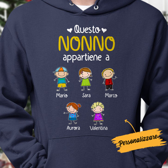 Personalized Nonno Nonna Italian Grandma Grandpa Hoodie MR235 81O34 1