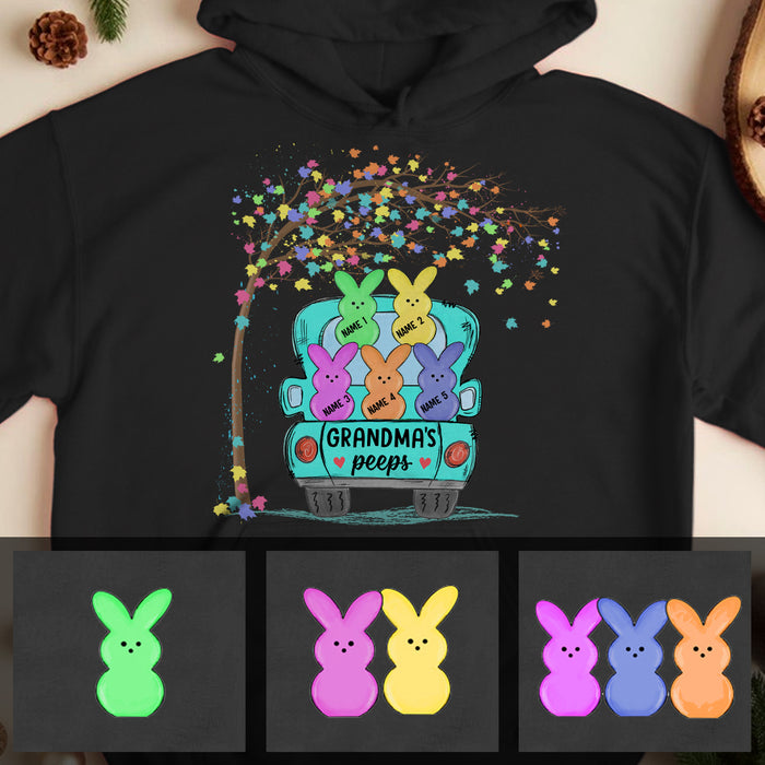 Personalized Grandma Peeps Easter Hoodie FB61 81O57 1