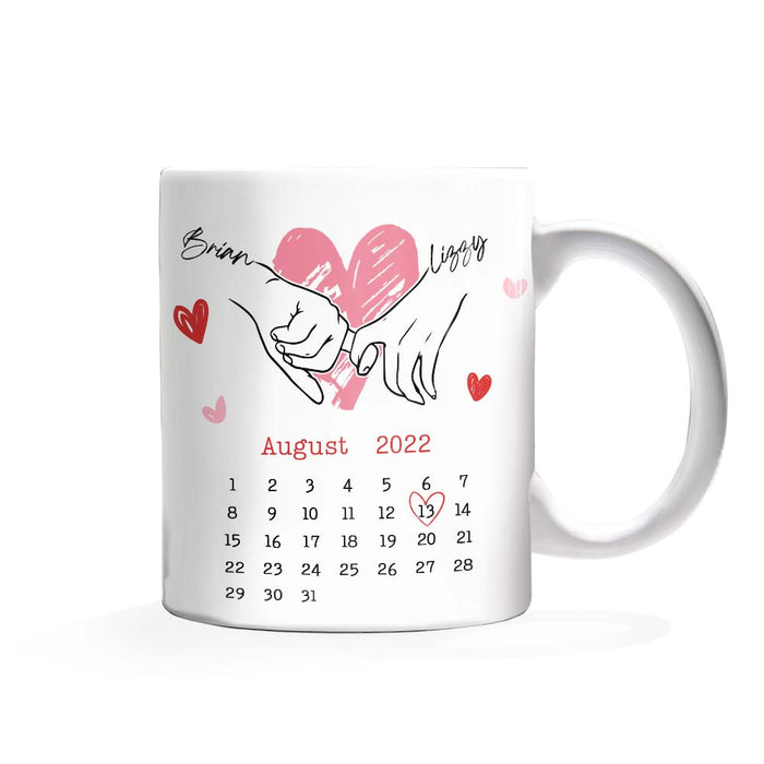 Personalized Couple Anniversary Mug JN281 85O31 1