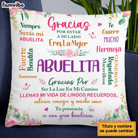 Personalized Gift For Grandma Spanish Abuela Bendita Pillow 30461 thumb 1